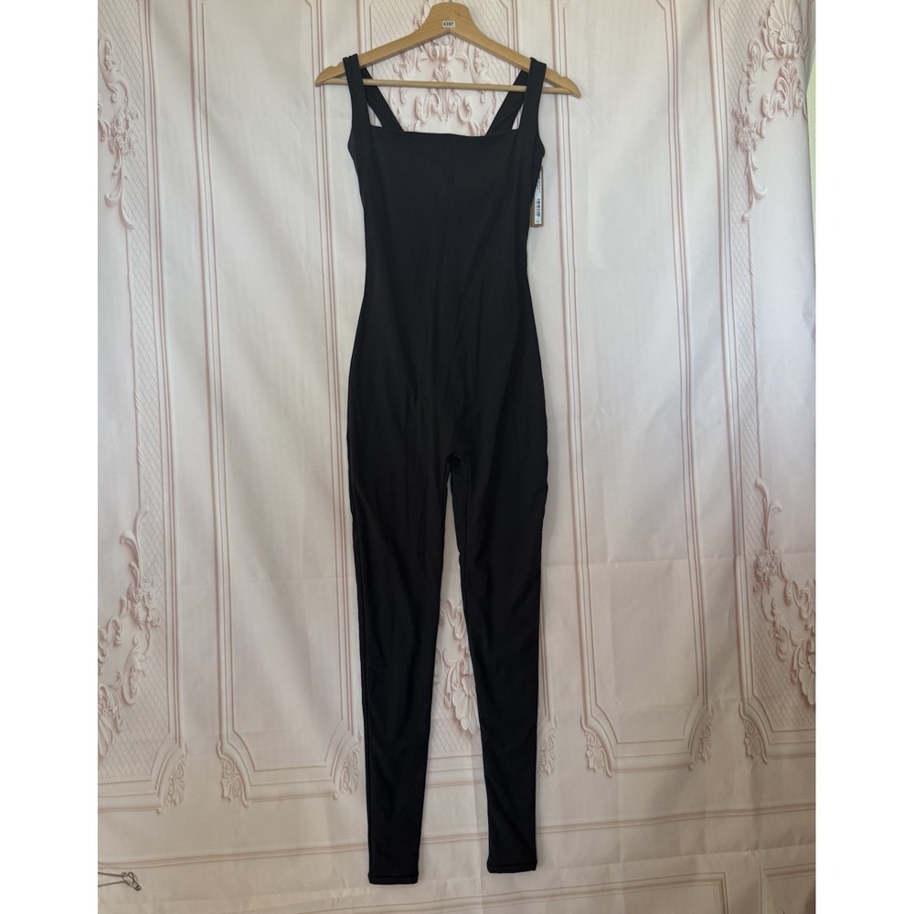 Skims Fits Everybody MATERNITY Catsuit Size Small Onyx Black NWT $100